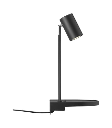 Nordlux Cody Lampe Murale USB et Tablette de Chevet Intégrée