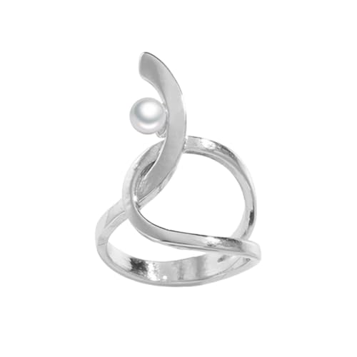 Image of Abstract Snake Silk Scarf Ring Brooch for Women Crescent Moon Ball Shawl Scarves Buckle Wrap Clasp Clip Rings Brooches Fashion Dress Accessories Jewelry