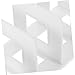 STOBOK 2pcs Desk File Organizer Rack Plastic Mail Holder and Bookend for Office Supplies Easy Assembly Desktop Storage Divider for Notebooks Envelopes Letters and Magazines