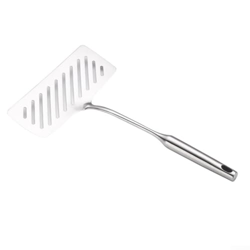 Efficient Cooking Tool 304 - Espátula de pescado de acero inoxidable con características antiquemaduras