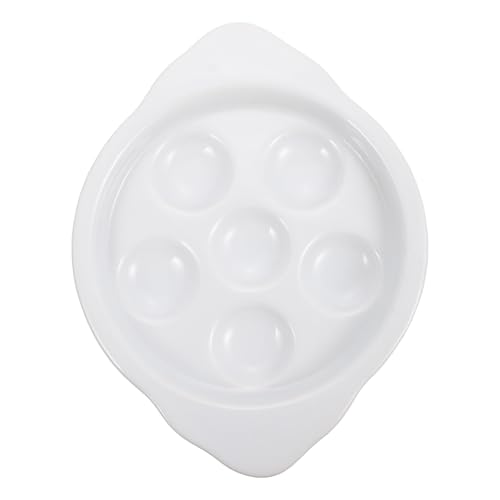 La Mejor Lista de Platos para caracoles los más solicitados. 44 Ipetboom Plato de Cerámica para Caracoles de 7 Pulgadas, Resistente a Altas Temperaturas, Bandeja para Hornear y Servir Caracoles, Apto para Lavavajillas, Herramienta de Cocina...