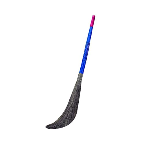 Image of BBT Phool Jhadu | Natural Grass Broom Stick for Home Cleaning | Eco-Friendly Long Handle Jhadu | Anti Dust, Lightweight & Durable Pack of- (1, BAHUBALI)