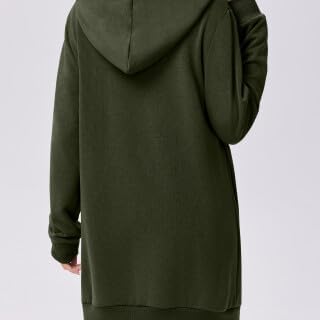Zeagoo Women's Zip Up Hoodies Long Tunic Sweatshirts Oversized Fleece Casual Long Sleeve 2026 Fall Hoodie Jacket Coat - Image 6