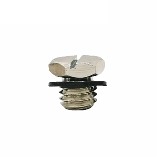Tapón M5 de cobre con junta de sellado hexagonal para tuberías pack de 10 unidades 5