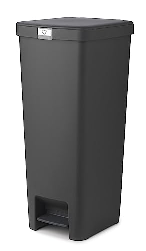 Poubelle à pédale 40L Brabantia grand volume rectangulaire