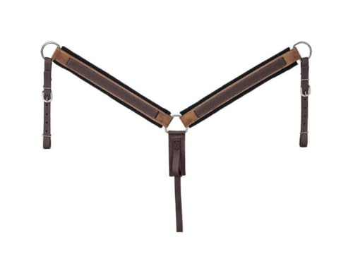 Tough 1 Premium Nylon Breastcollar Brown