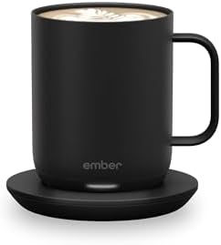 Ember Temperature Control Smart Mug 2, 10 Oz, App-Controlled Heated Coffee Mug with 80 Min Battery Life and Improved Design, Black