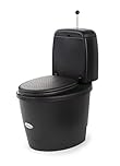 Biolan Simplett Plus-Bio Toilette sèche sans odeur, hygiénique, pas besoin d'eau ou d'électricité. Matériau de litière inclus dans le réservoir.