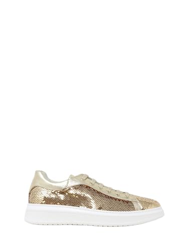 Naturino Baskets Enfant Doré 2018135 01 chaussures cuir fille