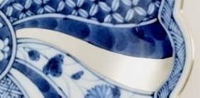 Amazon | 林九郎窯 藍青 RANSEI 銀彩 祥瑞 プレート 19.5cm 皿 波佐見