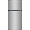 Frigidaire FFHT1425VV 28 Inch Freestanding Top Freezer Refrigerator (Brushed Steel), 13.9 cu.ft.