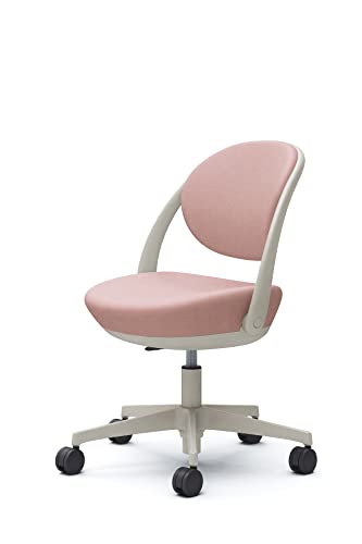 オカムラ パラベル パーソナルチェア 在宅ワーク対応 5本脚ウレタンキャスター ライトグレージュ ペールピンク 8CBAEL-FXW8