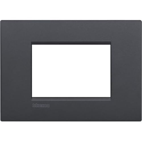 Bticino Livinglight Air Placca, 3 Moduli, Antracite
