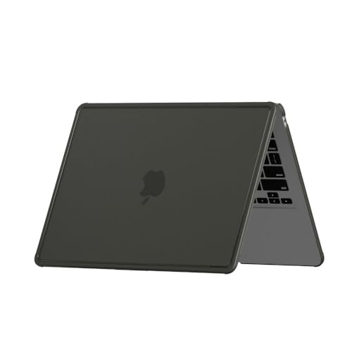 Étui compatible avec MacBook Pro 16 pouces antichoc noir coque A3428 A3429