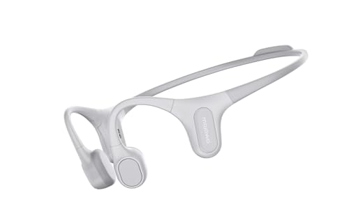 Mojawa Run Plus - Auriculares de natación de conducción ósea, auriculares Bluetooth de oreja abierta para uso en tierra y agua, graves potentes, conectividad IP68 y doble dispositivo, perfectos para
