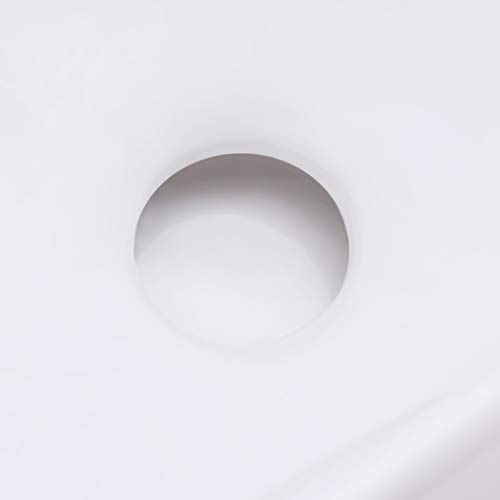 Kes Bathroom Vessel Sink 20 Inch Above Counter Rectangular White Ceramic Countertop Sink For Cabinet Lavatory Vanity, Bvs123S50 #TOP5