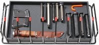 Armory Racks 8 Gun Store, Secure & Carry Handgun Pistol Rack With Tray #TOP3