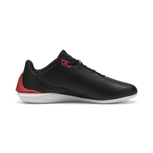 PUMA Puma Unisex-Child, Ferrari Drift Cat Decima Alternate Closure, Puma Black-Rosso Corsa, Big Kid, 6
