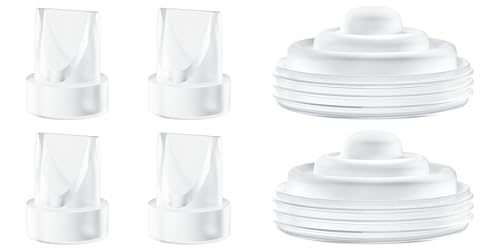 Image of GOTOCUT 6 Pack Replacement Parts for Momcozy M5 Breast Pump, Replace to Mom Cozy M5 Duckbill Valve Diaphgram, Breastfeeding Essential Accessories