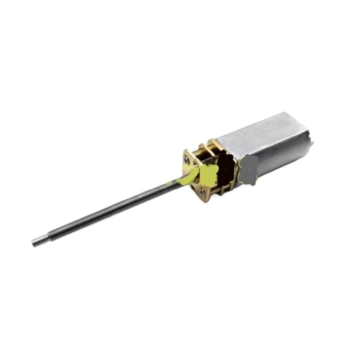 Motor reductor con eje de rosca larga M3 para una elevación suave a 12V
