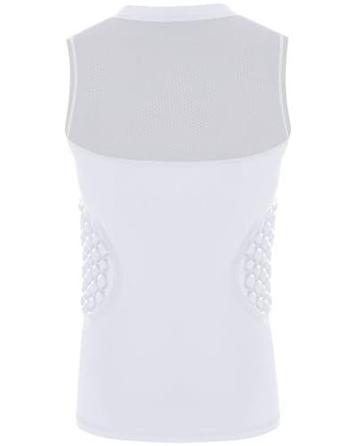 image for Runhit Youth Softball Chest Protector Baseball Padded Compression Shir