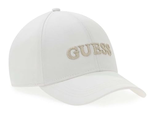 Casquette Guess Blanc Crème | Chapeau Ajustable pour Homme et Femme