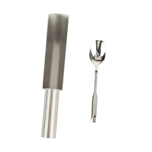 Hamwesh Máquina para Hacer Albóndigas, Triple Máquina para Hacer Albóndigas con Diseño Antiadherente y Cuchara para, Cuchara para de Acero Inoxidable para Cocina Casera, Versátil para, Masa para