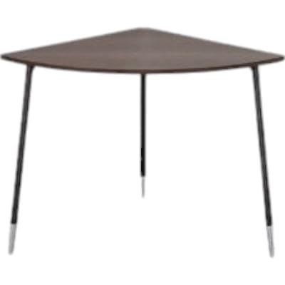 [&FREL]FS コーナーテーブル 天板 突板 ウォルナット 幅99cm 奥行67cm 高さ72cm