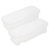 Gkumgwo Mikrowellen Nudelhersteller - 2 Teile Stapelbar Mit Ablauflöchern,Mikrowellen Spaghetti Kocher Mit Sieb,Für Einfaches Kochen Aufbewahrung Nudeln Zuhause Küche