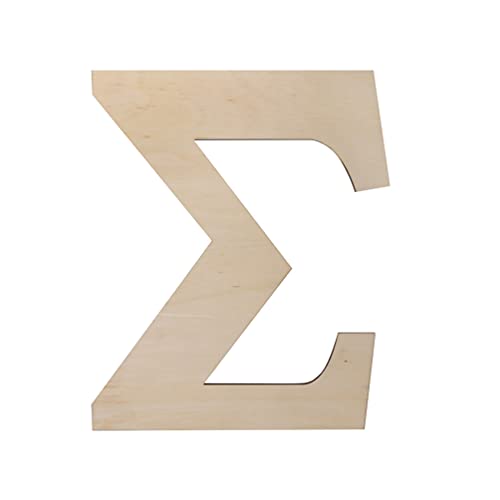 Phi 11-Inch Unfinished Greek Letter