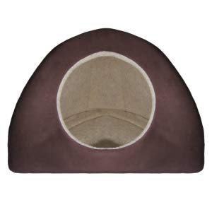 Dreamy Igloo Dog Bed (Medium, Brown)