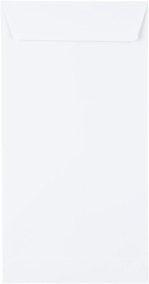 LUXPaper Open End Envelopes | Peel & Press | 6 x 11 1/2 | White | 70lb. Text | 50 Qty