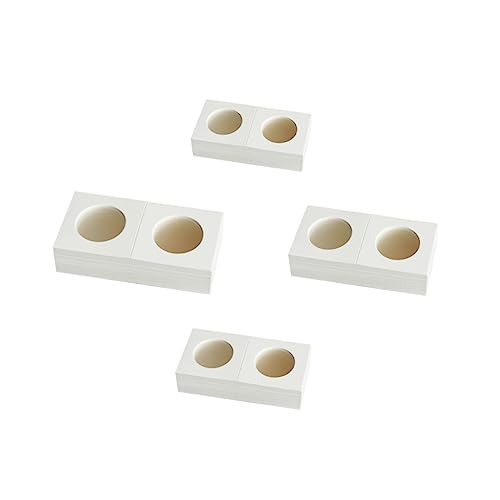 DOITOOL 200pcs Assorted Coin Flips Premium Paper Coin Holders Each for Storage in Boxes and Albums