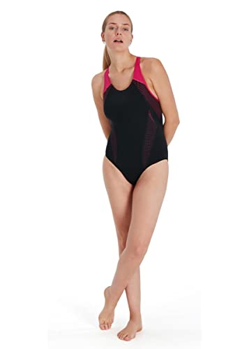 Speedo Maillot de Bain Plastisol Laneback pour Aquagym et Couloirs de Nage