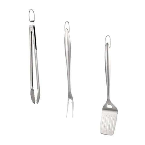 Kit de utensilios para parrilla de acero inoxidable Levemolo miniatura 1
