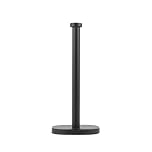 Salter Kuro Kitchen Roll Holder – Freestanding Paper Towel Holder, Countertop Stand, Worktop Organiser Storage Rack for Standard Kitchen Rolls, Classic Design, Carbon Steel, Black