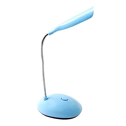 Mini Luminária Portátil De Mesa Ajustavél Para Leitura 360° (Azul)