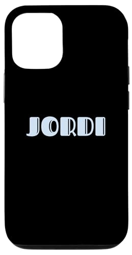 First Name Jordi Vintage Art Deco Light Blue/Lavender Font �X�}�z�P�[�X iPhone 12/12 Pro �p