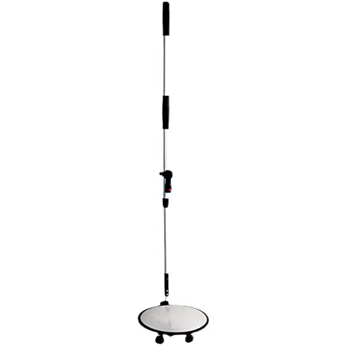 Espejo de Inspección de Vehículos Telescópico con Espejo de Búsqueda Convexo de 30 cm, Ruedas y luz LED, para Control de Seguridad Debajo de Automóviles, Camiones y Equipos,270cm Telescopic Pole Cover
