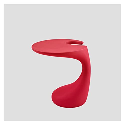 Image of Nordic Creative Sofa Side Table Plastic Coffee Table Small Apartment Balcony Corner Table Bedroom Bedside Table Table De Salon (Color : 2) (6)