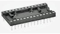 TE Connectivity/Buchanan Brand, 524-AG11D-20Pack, Conn DIP Socket SKT 24 POS 2.54mm Solder ST Thru-Hole Tube