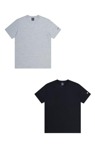 T-Shirt Champion Lot de 2 Homme en Coton Premium Durable