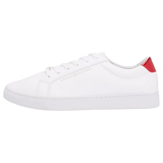 Tommy Hilfiger Damen Essential Sneaker, Weiß (RWB 020), 41 EU