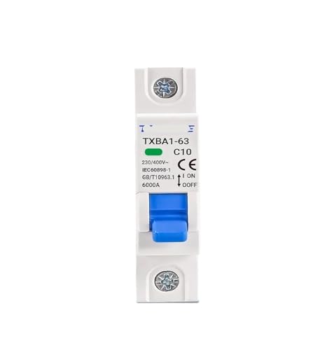 Disjoncteur AC 1P 10A 230V pour protection tableau électrique