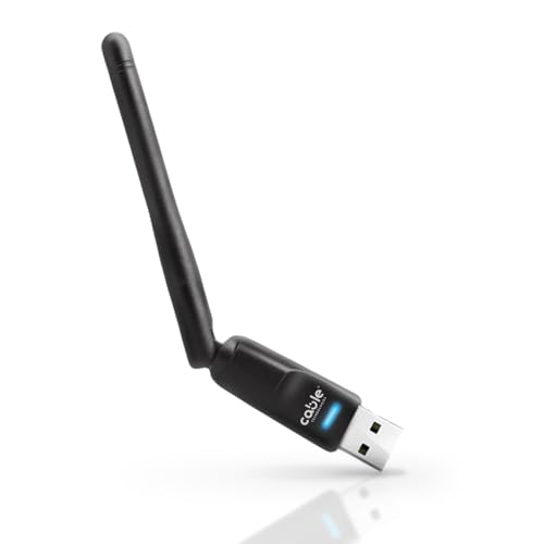 Cable Technologies USB-WLAN-Internet-Stick, 1200-Mbit/s-Antenne für PC, Highspeed-2,4-GHz-Adapter, Universal-Dongle für PC/Laptop/Desktop/Mac (Windows)