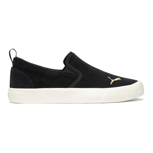 PUMA Womens Bari Comfort Velvet Slip On Sneakers Shoes Casual - Black
