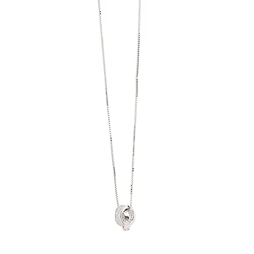 Bijoux de mariage en cristal et collier double cercle glamour