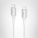 Belkin USB C to USB C Cable, 3.3ft, 240W - Type C Charger, iPhone Charger Cord, Fast Charging for iPhone 17, Galaxy S25, Pixel 10, MacBook, Chromebook, iPad Pro, Switch Steam Deck - White