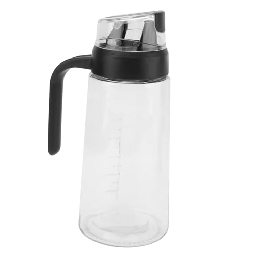 UKCOCO 1Pieza Botella de Aceite de Vinagre Condimentos de Vidrio Transparente Hermético Cocina Práctico y Duradero Aceite Vinagre