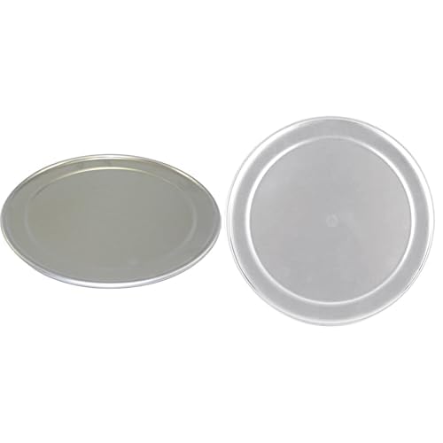 American Metalcraft 10-Inch and 8-Inch Aluminum Pizza Pan Set for Oven-Safe, Even Heating and Durable Baking - Bundle
